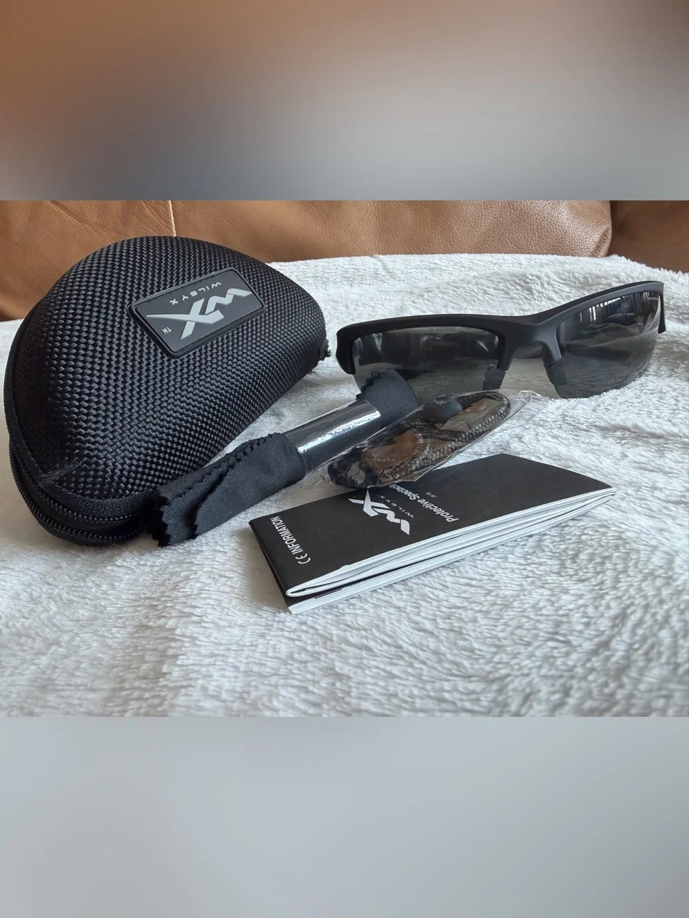 Canon Black Shield Sunglasses with Dark Smoke Lenses